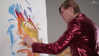 Speed Painting z Mam Talent: Tony Dream. Pokazy Sztuk Wiaualnych. Speed Painter: Visual Art Show