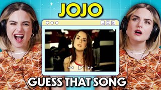 JoJo Reacts To Guess That Song In One Second Challenge