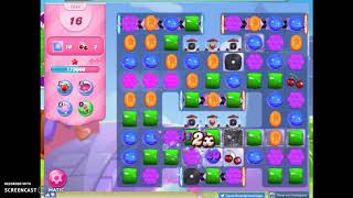 Candy Crush Level 1844 Audio Talkthrough, 1 Star 0 Boosters