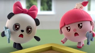 Малышарики - Обучающий мультик для малышей - Все серии подряд -  про Нюшеньку и Пандочку?????