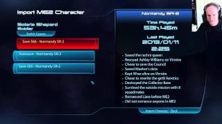 Mass Effect 3 - How to Properly import a Mass Effect 2 Character into ME3 for PC - oTV
