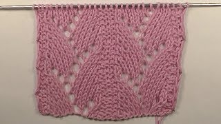 0248-узор.Ажурный. Вязание спицами. Pattern. Crochet