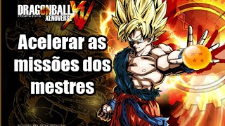 Dragon Ball Xenoverse - Dica #14 - Como acelerar as missões dos mestres