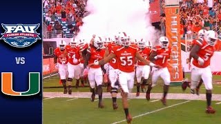 Miami vs. FAU Football Highlights (2016)