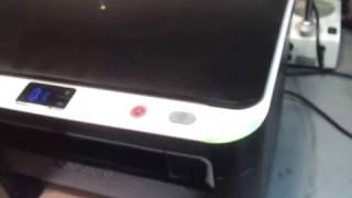 Samsung SCX-3200 не печатает, горит оранжевым цветом.