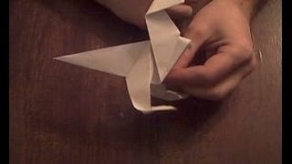 Динозавры из бумаги оригами  раптор Dinosaurs Paper raptor origami