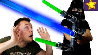 Игрушки Hasbro Световой Меч Star Wars Распаковка игрушки Kids toys video