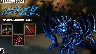 CAMAZOTZ GLASS CANNON JUNGLER BUILD   SMITE SEASON 5   ASSASSIN GUIDE