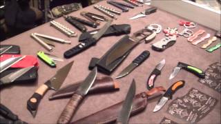 NY Custom Knife Show footage, Finally