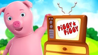 Piggy Piggy Да Papa | Piggy Piggy Yes Papa Rhymes | Farmees Russia | русский мультфильмы для детей