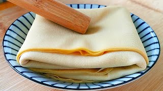 【小穎美食】豆腐皮別炒著吃了，加一把韭菜，我家一周吃6次，比吃肉還香！