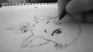 Drawing Marie from 'The Aristocats'