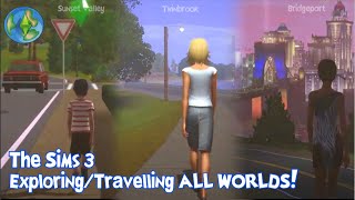 The Sims 3 - Walking Across all Worlds