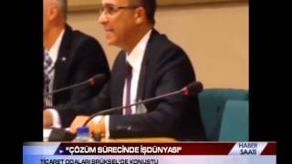 TİCARET ODALARI BRÜKSEL’DE KONUŞTU