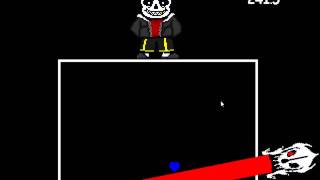 Undertale Battle Simulator прошёл санса из underfell с 3-ий попытки.