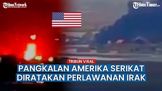 Pangkalan Hariri Amerika Serikat Hancur Diamuk Serangan Perlawanan Irak