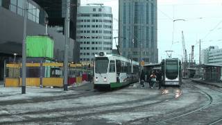 RET Rotterdam: Tram & Metro in de Sneeuw (December 2009)