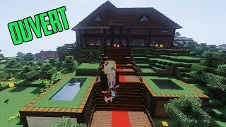 OUVERTURE DE MON  SERVEUR MINECRAFT