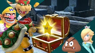 Super Mario Party Partner Party #729 Domino Ruins Treasure Hunt Wario & Bowser vs Rosalina & Goomba