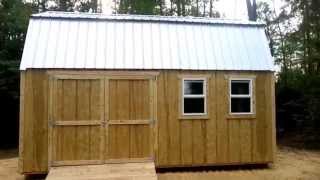 12x20 Barn(Gambrel) Shed 2 - Shed Plans - Stout Sheds LLC