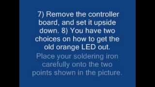 How to mod dreamcast main led