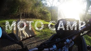 BREAKING IN THE CAMPING GEAR (MOTOVLOG)