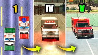 AMBULANCES in GTA Games Over the YEARS (Evolution)