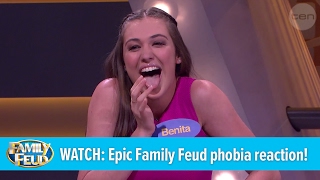 WATCH: Epic bellybutton phobia reaction!