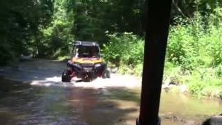 2012 rzr 570 creek riding part 3