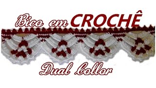 BICO EM CROCHÊ DUAL COLLOR♥