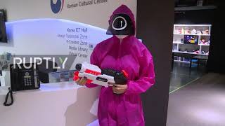 All fun and games minus the deadly penalties at real-life "Squid Game" in Abu Dhabi