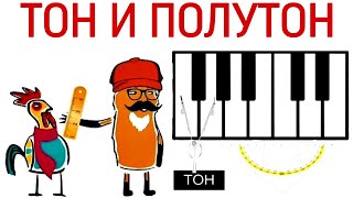 28 урок: "ТОН и ПОЛУТОН. ПЕСНЯ. АККОМПАНЕМЕНТ." (Курс "PUZZLE PIANO")