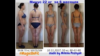 Минус 25 кг за 6 месяцев. Трансформация по шагам и на фото. Отчеты за каждый месяц и больше.