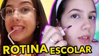 MINHA ROTINA ESCOLAR!!! (MATINAL)