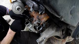 Гольф 2 (Golf 2)Турбо 1,9D установка турбины. БОЛЬШЕ ЖОГОВА!! SWAP TURBO.
