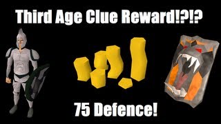 Oldschool Runescape - THIRD AGE CLUE REWARD!!? + 75 Defence | 2007 Servers Progress Ep. 59