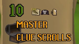 10 Master Clue Scroll LOOTS | Oldschool Runescape