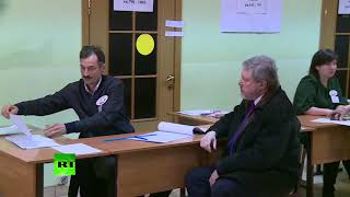 Григорий Явлинский проголосовал на выборах президента России в Москве