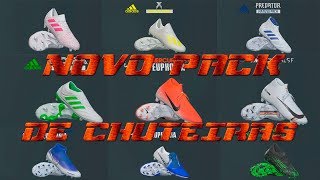 NOVO PACK DE CHUTEIRAS PES 17/18/19 - MÊS DE ABRIL (CR7 E MESSI)