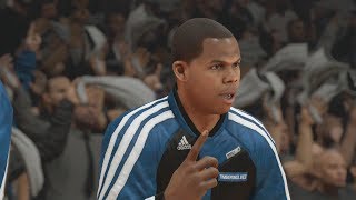 NBA 2K14 Next Gen My Career - Old vs New Tim Duncan vs Denny Tice WC Semifinals Game 4 | cookieboy17