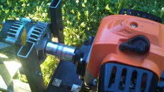 Testy agregatu 12V (weed eater engine power generator)