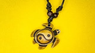 ?Посылка с AliExpress: Кулон черепаха инь-ян