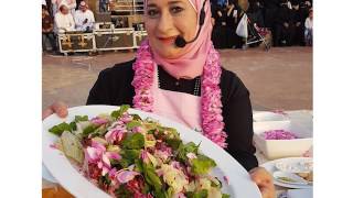 مهرجان ورد الطائف مع الشيف منال العالم