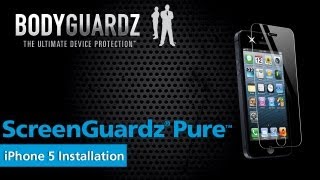 How To Install ScreenGuardz® Pure™ by BodyGuardz® For iPhone 5