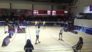 Badminton doubles REGION 1 vs NCR decision game