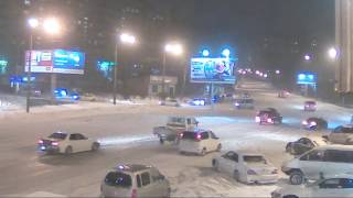 Night Street Drift Battle in the snow  Владивосток (full version)