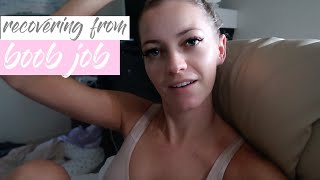 RECOVERING FROM BREAST AUGMENTATION DAY 1, 2 & 3 OF BOOB JOB RECOVERY *AUSSIE MUM VLOGGER*