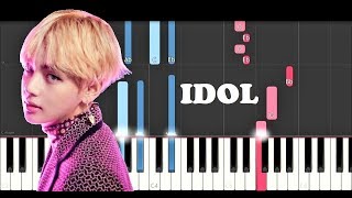 BTS (방탄소년단) 'IDOL'  (Piano Tutorial)