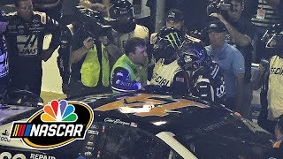 Clint Bowyer throws flurry of punches at Ryan Newman at NASCAR All-Star Race | Motorsports on NBC