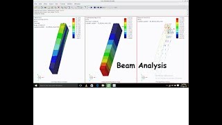 BEAM ANALYSIS 3D IN  CREO
